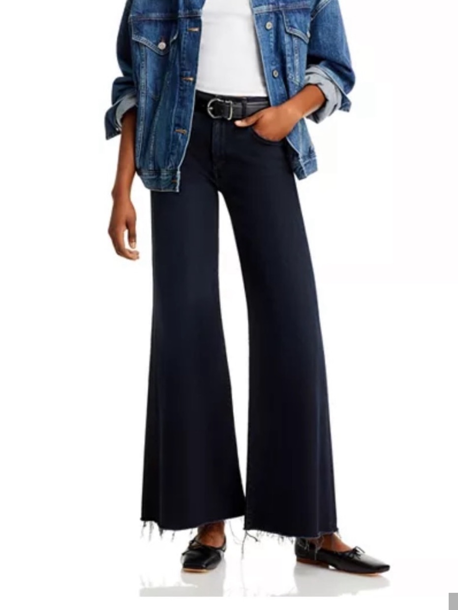 Mother The Roller Fray Jeans In Night In Venice